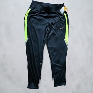 Champion C9 Duo Dry Women’s Running Pants Black Neon Reflective Size Large